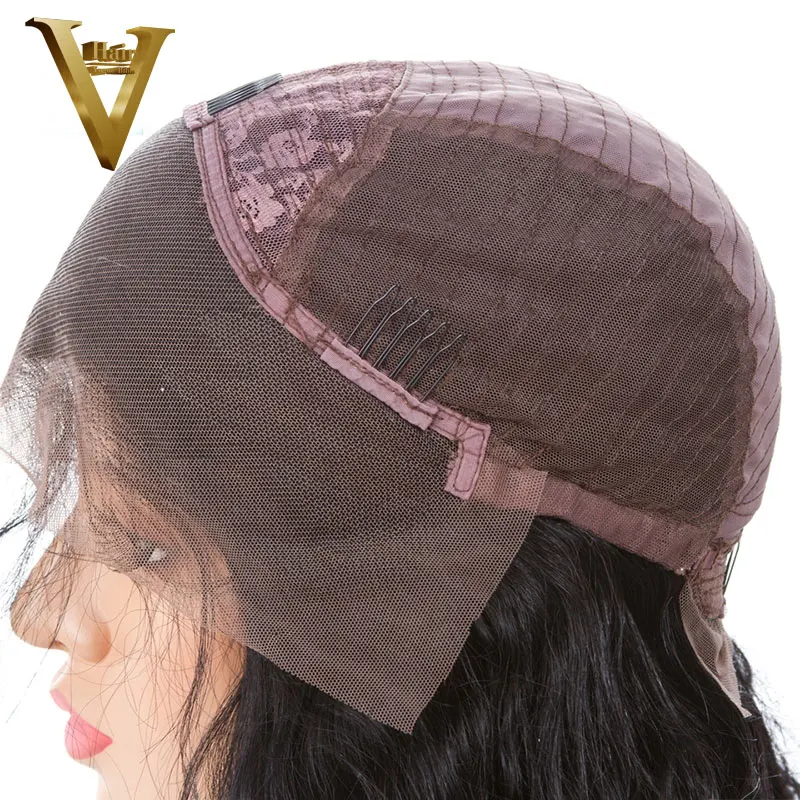 Перуанские человеческие волосы парики с детскими волосами отбеленные узлы