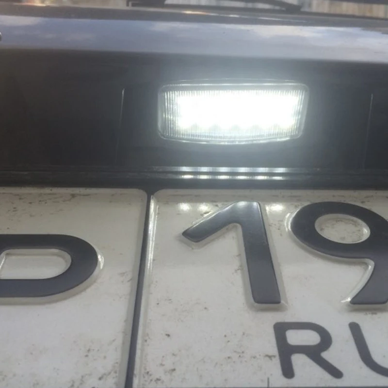 DHBH 2Pcs 12V Led Canbus номерного знака светильник для Mitsubishi Outlander 2006 ~ Lancer Sportback 2008 детали