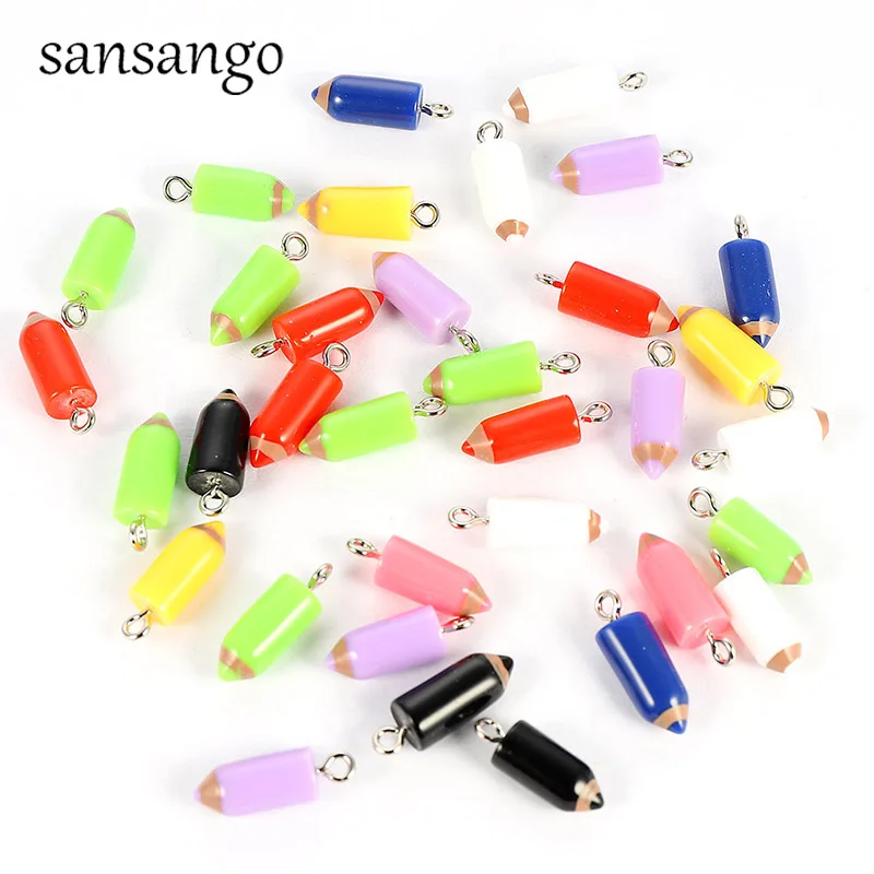 10 шт. сплав полимерный карандаш Подвески для изготовления ювелирных изделий DIY