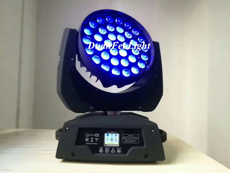 6 шт. DJ Zoom Moving Light LED RGBW Head 36x10W 4in1 Ring Wash Haed Zoom|Эффект освещения сцены| |