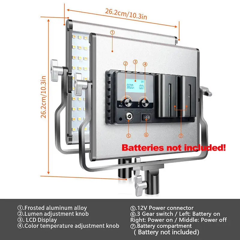 Цена L4500 двухцветный 3200-5600K 200 LED 1650LM U кронштейн панель видео Фотография свет + сумка комплект для Canon Nikon Sony Pentax SLR камера