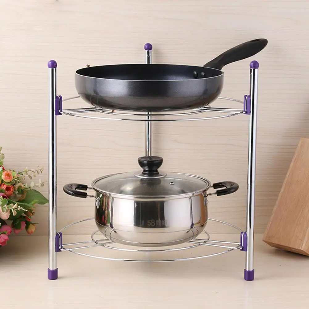 

AsyPets 2/3 Layers Multifunction Pot Rack for Kitcken Storage
