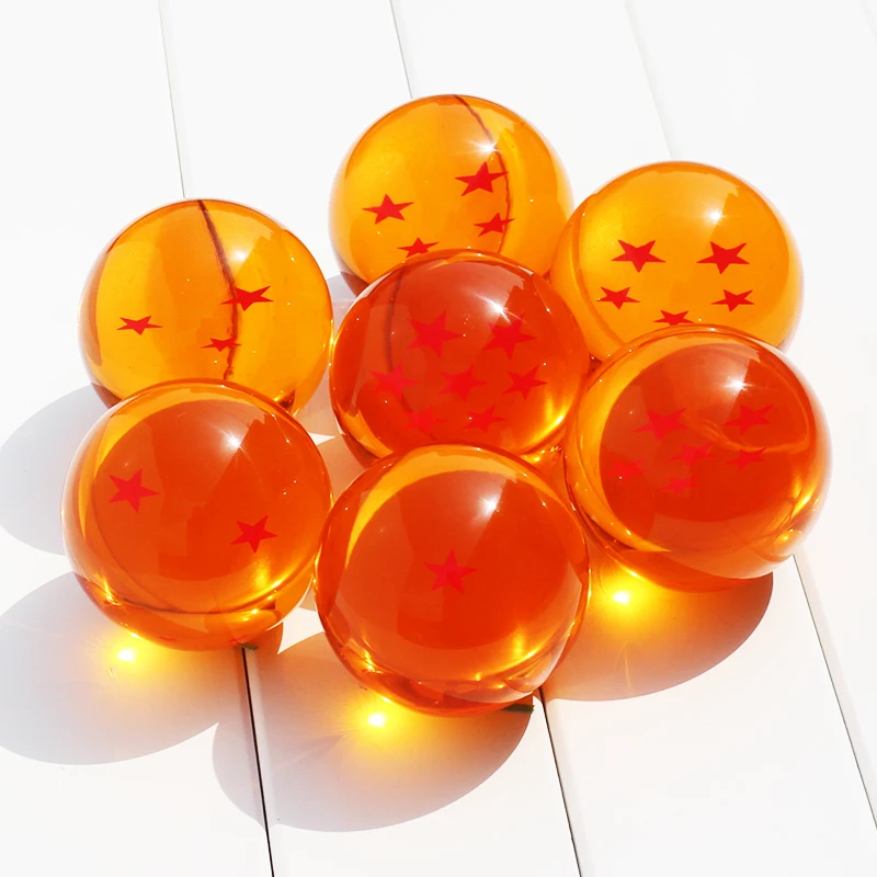 7 Pz/партия высокого качества Dragon Ball супер большой см кристаллическая звезда ПВХ
