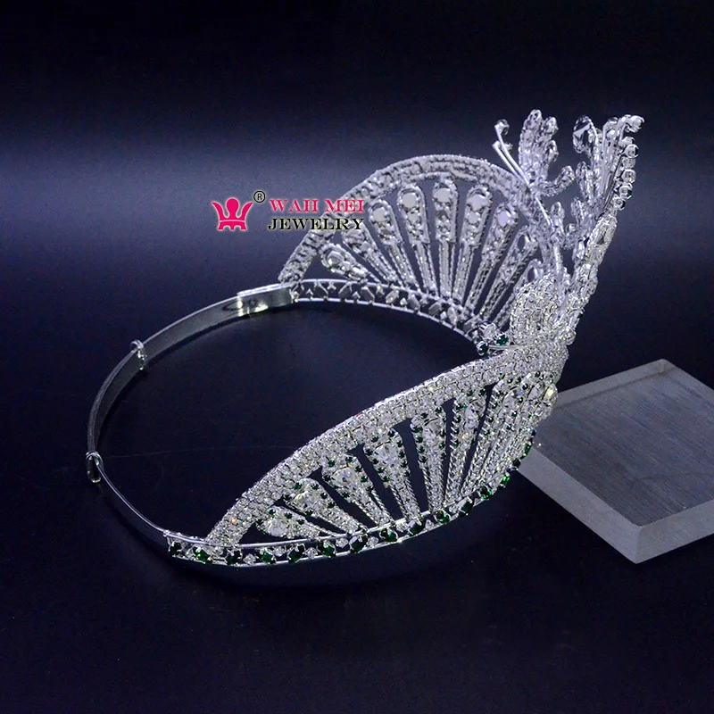 Корона для конкурса Miss Beauty Высококачественная тиара зеленая австралийская