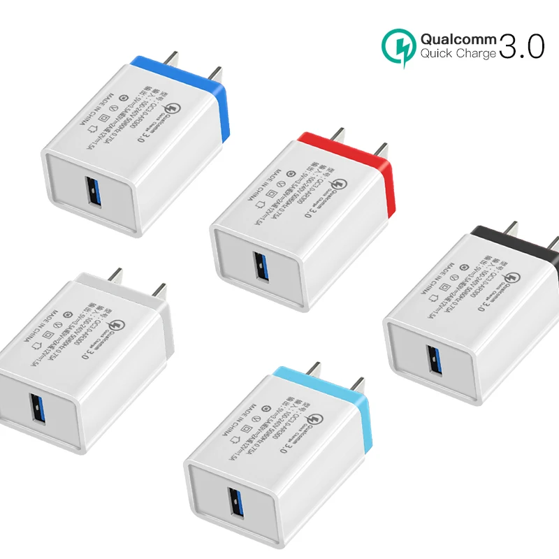 Быстрая зарядка 3 0 USB зарядное устройство для путешествий Зарядка адаптер Xiaomi Huawei