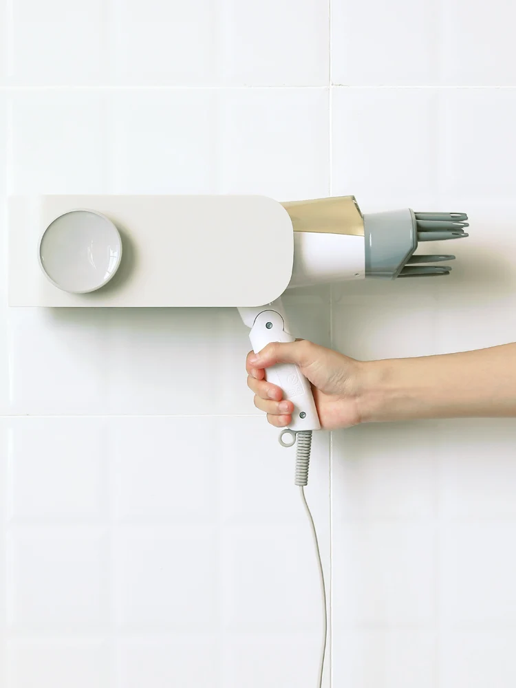 1 шт. держатель для волос без сверления ванной комнаты вешалка туалетных сушилка