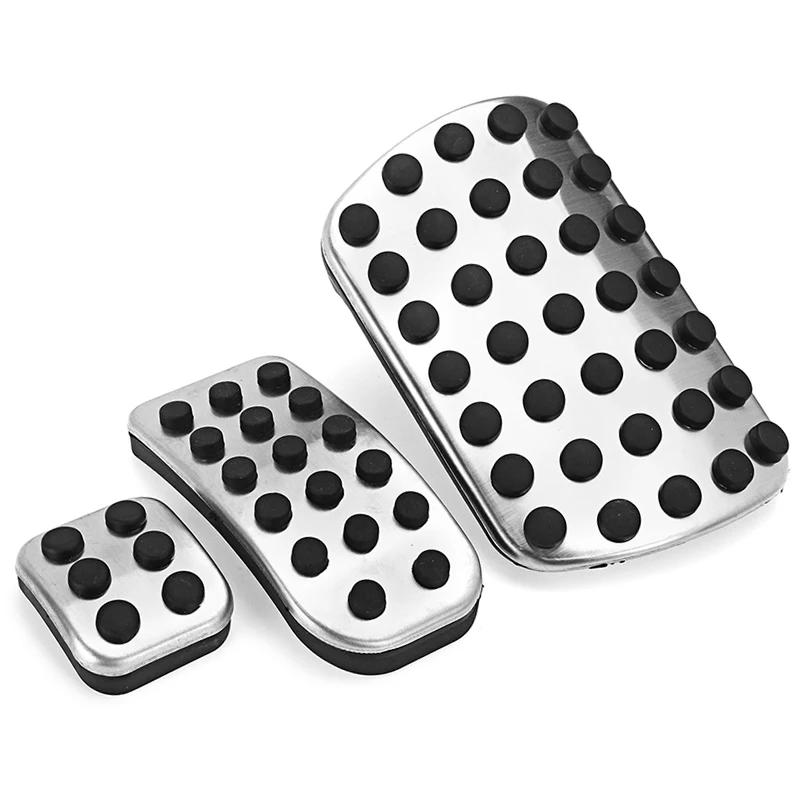 3 шт./компл. серебристый + черный нержавеющая сталь Автомобильный газовый