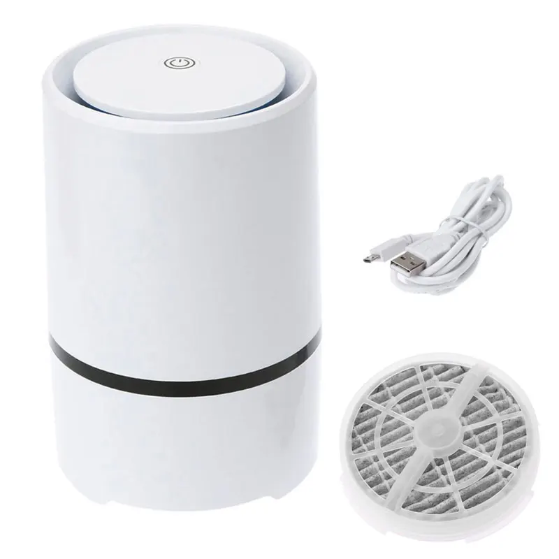 Home Air Purifier with True HEPA Filter for Allergies and Pets Smoke Mold Germs Dust-Odor Eliminator Desktop Cleaner | Бытовая техника