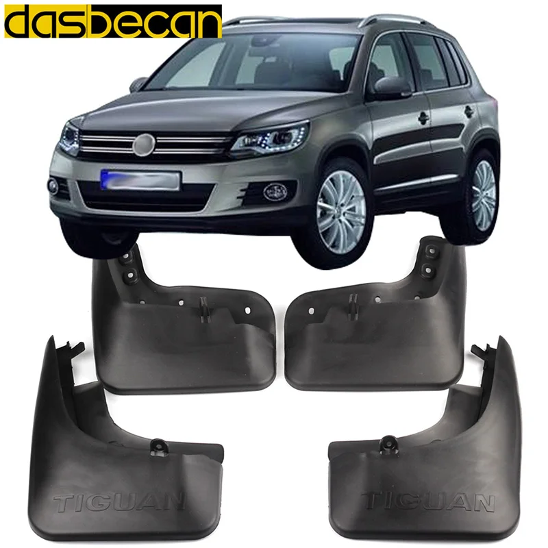 

Dasbecan Car Mudguards Tiguan 2013-2016 For VW Car Fender Accessories Splash Guard Paneling