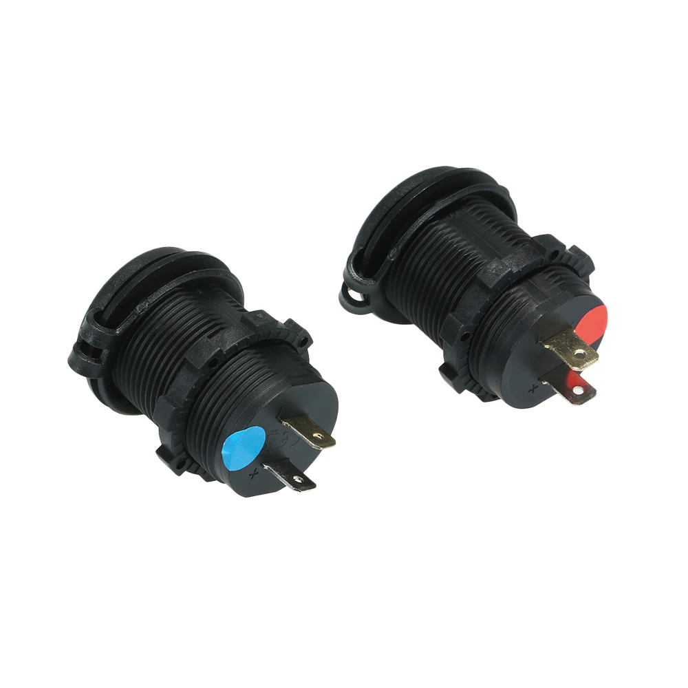 12V Dual USB Автомобильное зарядное устройство Зарядное гнездо Водонепроницаемый