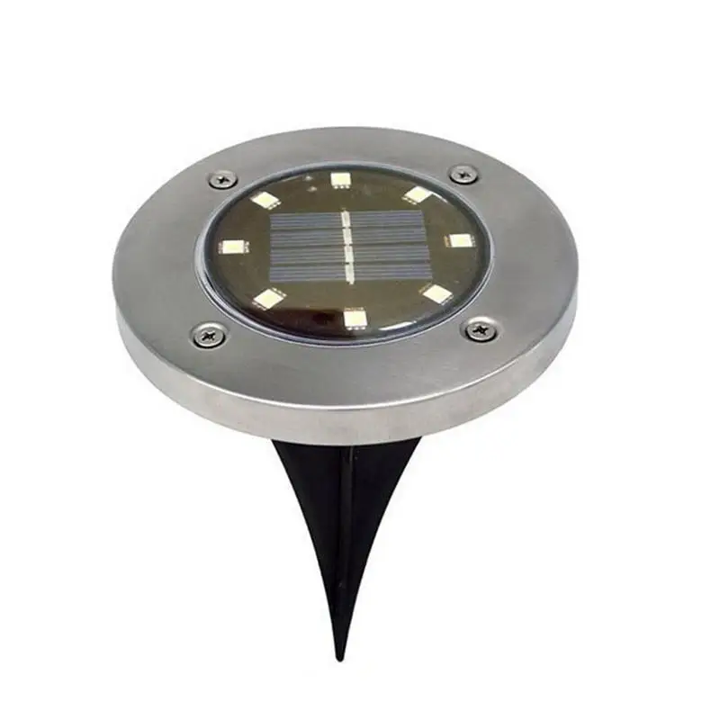 Kaigelin 8LED солнечный свет утопленный под землей водонепроницаемый уличный газон