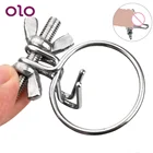 Вибратор уретральный OLO, регулируемый расширитель пениса из нержавеющей стали, катетер раздражения, интимные игрушки для мужчин и геев