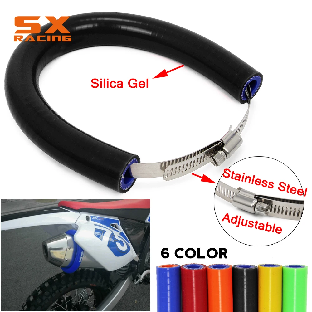 

Защита выхлопной трубы мотоцикла, защитная крышка для KTM EXC SX XC HONDA YAMAHA SUZUKI KAWASAKI PIT Dirt Bike