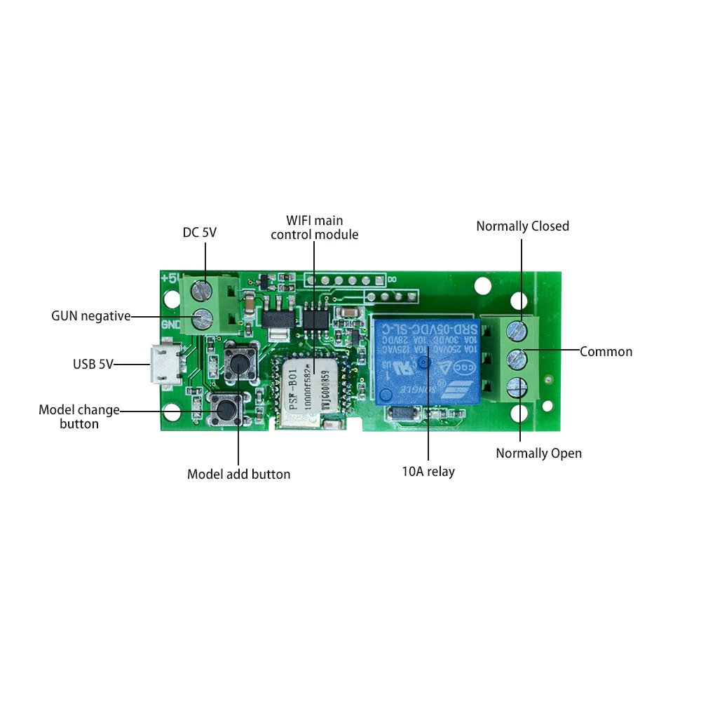 USB DC5V Wifi беспроводной переключатель релейный модуль телефон приложение