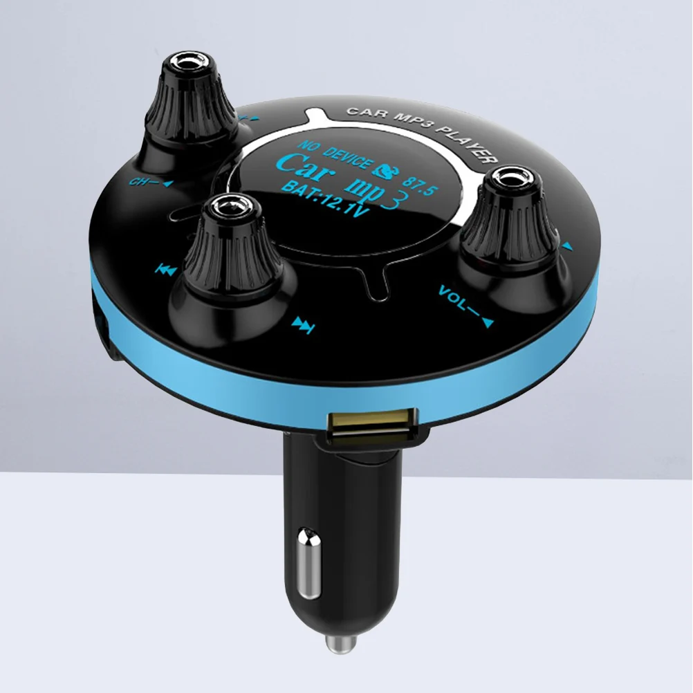 BT13 автомобильное USB зарядное устройство адаптер сплиттер конвертер FM Bluetooth