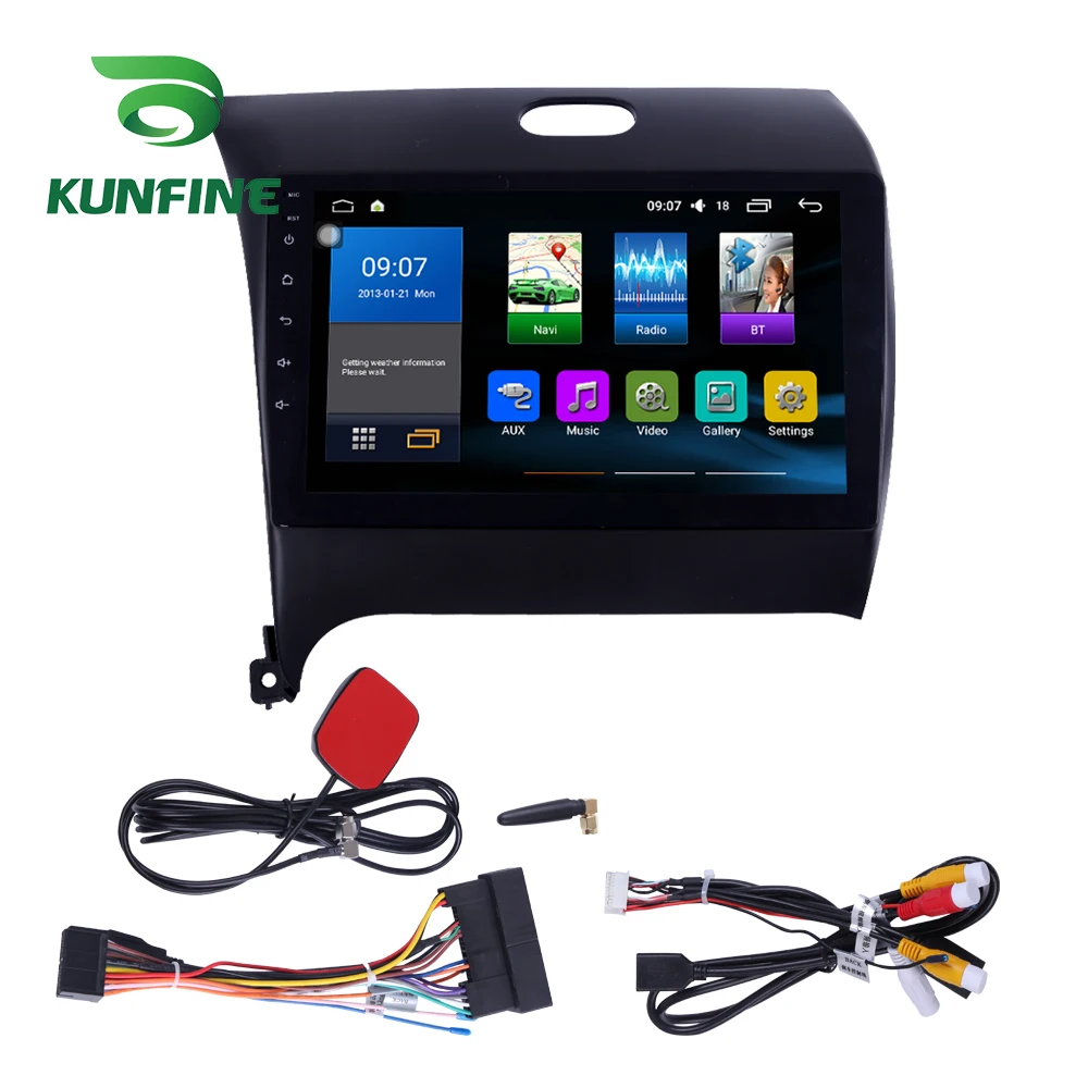 Восьмиядерный 1024*600 Android 8 1 автомобильный DVD GPS навигационный плеер Deckless стерео для