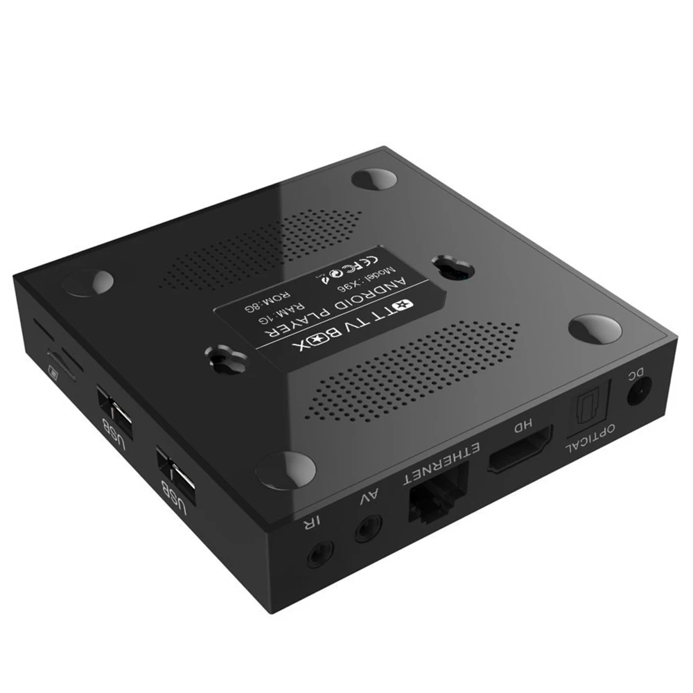 ТВ приставка X96 Smart на Android 7.1.2 с четырехъядерным процессором Amlogic S905W H.265 VP9 HDR10 1 ГБ/8
