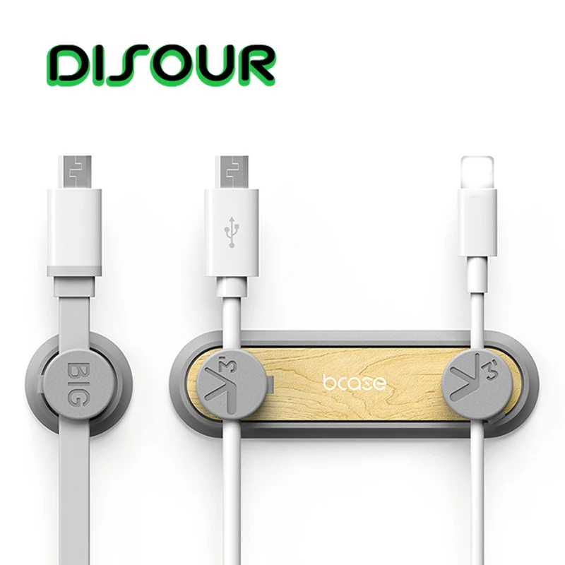 Органайзер для кабеля DISOUR Магнитный провод зажим намотки держатель наушников