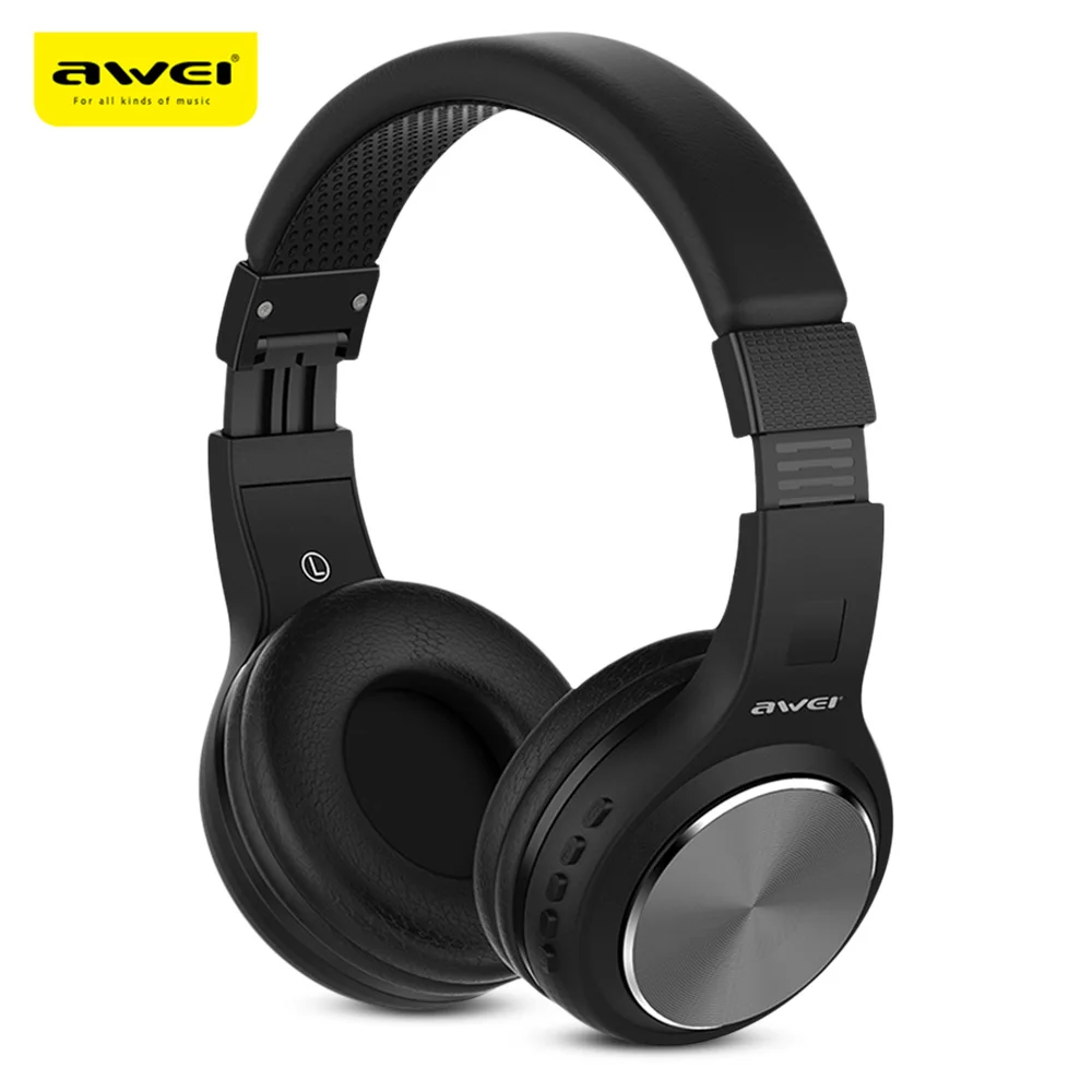 AWEI A600BL беспроводные Bluetooth Накладные наушники стерео звук шумоподавление
