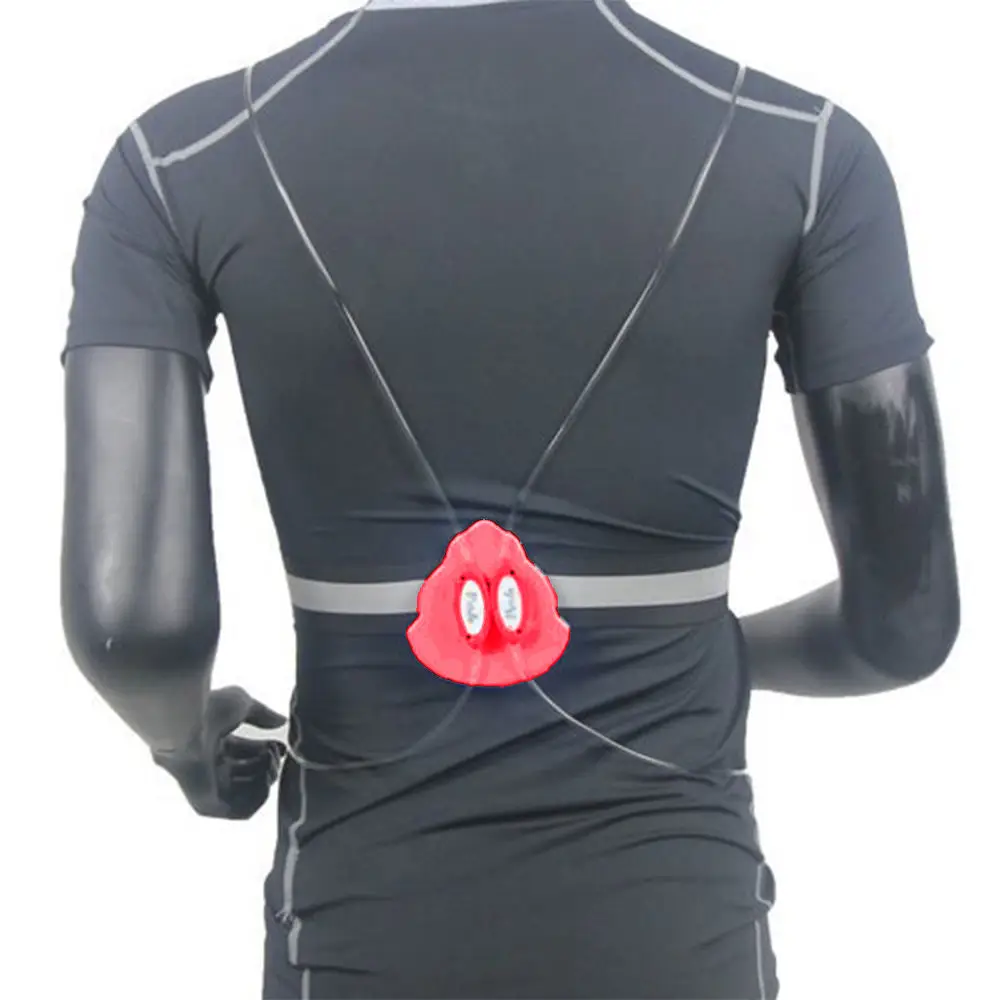 Наружный Регулируемый светоотражающий жилет с подсветкой ремень волоконная