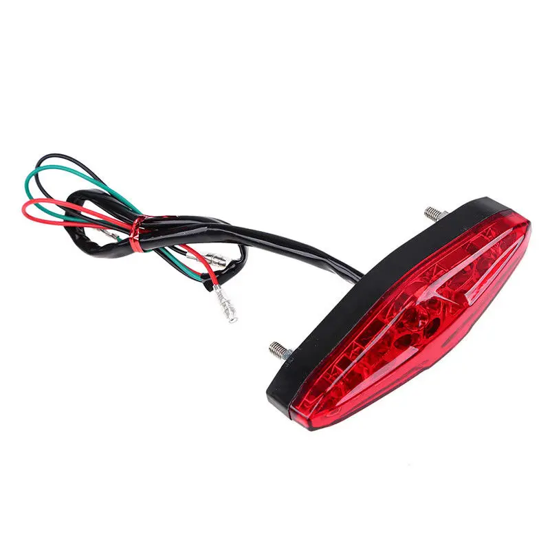 Универсальный 15LED мотоцикл задний светильник Moto задние тормоза s индикаторная