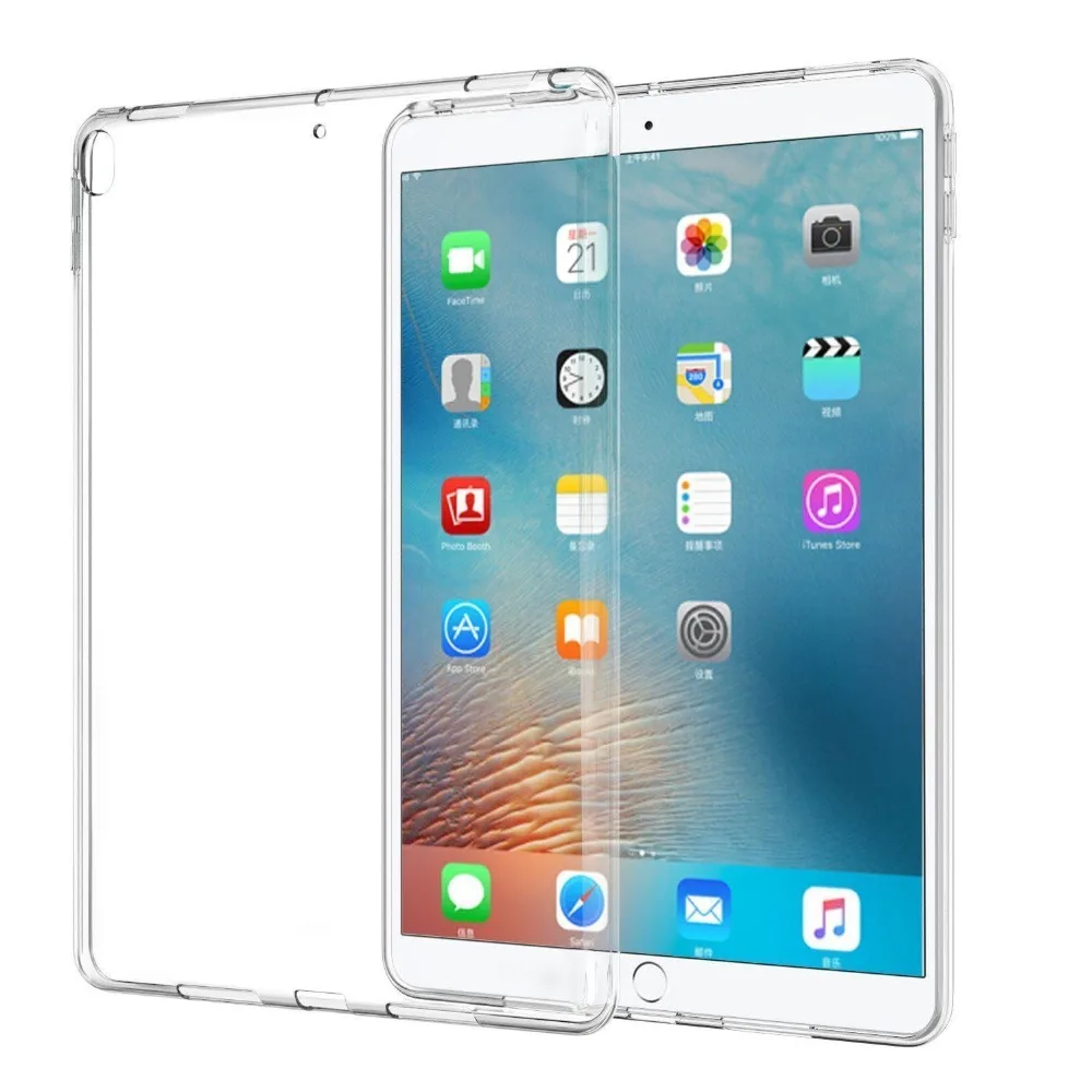 Прозрачный чехол для iPad 9 7 2017 2018 дюймов задняя крышка из ТПУ 2 3 4 5 6 Air 1 Mini 4|Чехлы