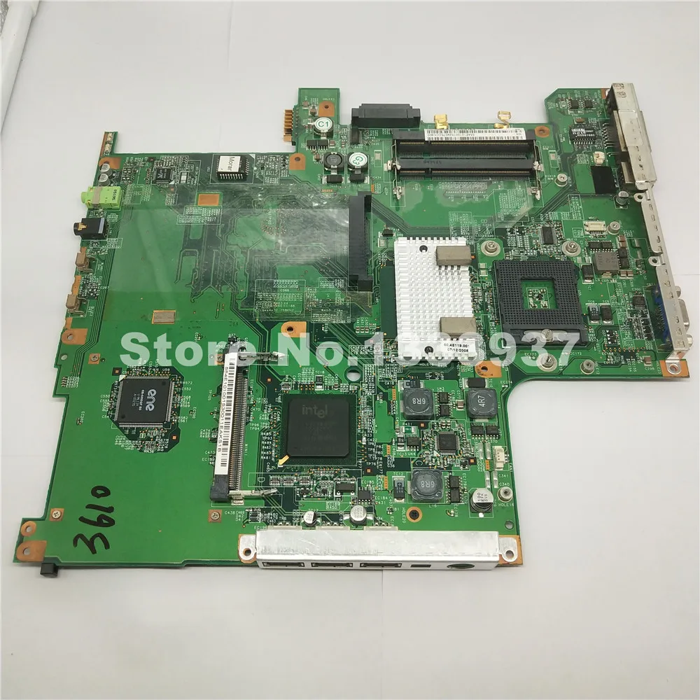 Материнская плата 05210 1 48.4E101.011 1N 48.4E101.01N 910GM для ACER aspire 3610 Travelmate 2410 2413NLM материнская