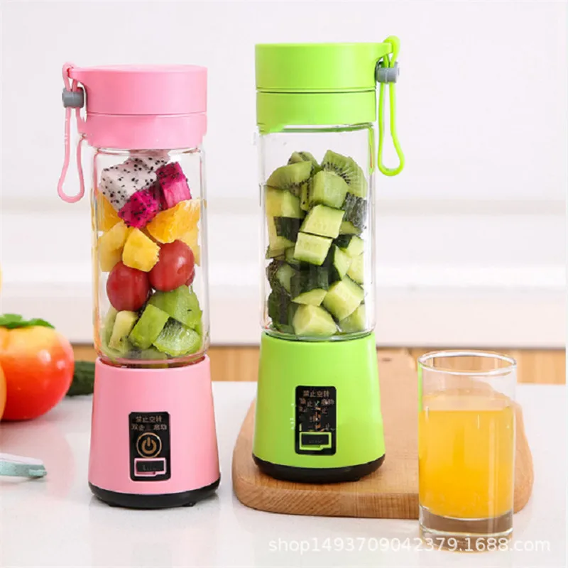 Portable 400ml Mixed Juicer Cup USB Rechargeable Electric Automatic Vegetable Fruit Citrus Orange Juice Maker Mixer Bottles | Дом и сад