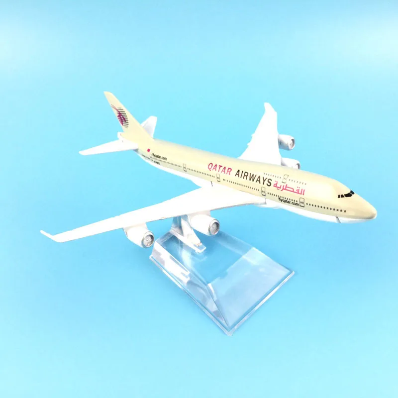 JASON TUTU 16 см модель самолета QATAR Airways Boeing 747 модель самолета 1:400 литая металлическая игрушка самолета