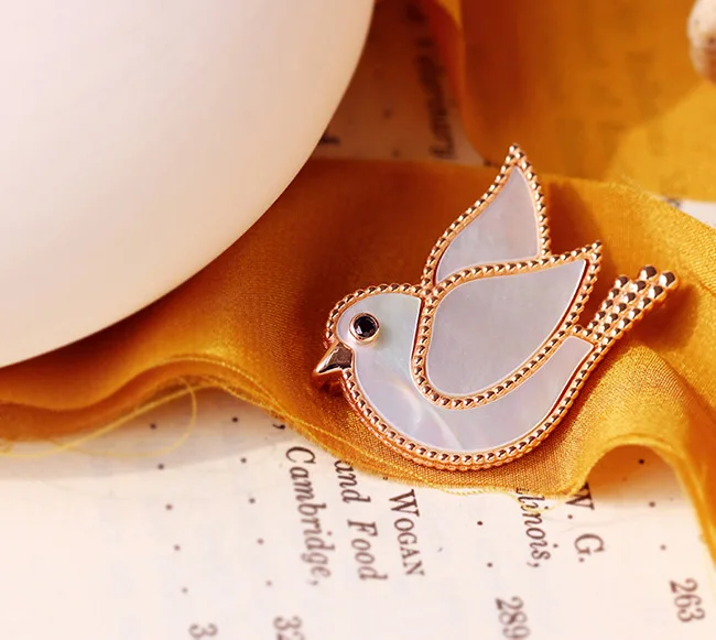 Бесплатная доставка 925 серебро в виде ракушки Модные колибри и голубь Ежик кролик