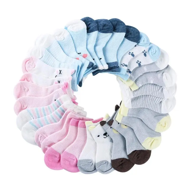 5 пар/лот с персонажами из мультфильмов детские носки милые для маленьких