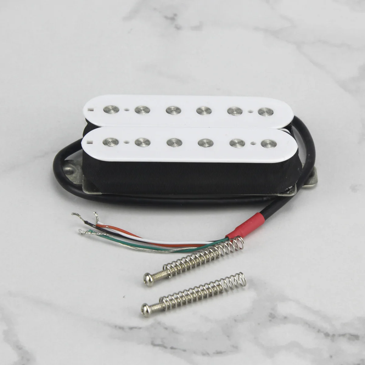 Флешка Alnico 5 гитара Humbucker пикап белый для аксессуаров электрогитары|Детали и