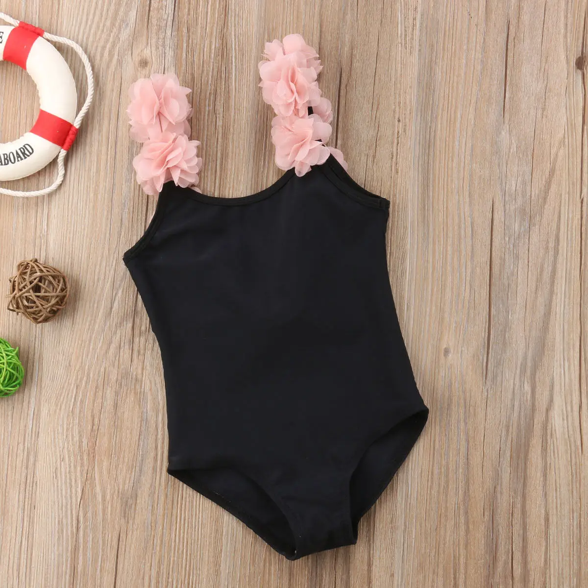 2019 Summer Sleeveless Floral Kids Baby Girls Swimsuit Backless Halter Swimwear Beachwear Outfits 2- 7 Y | Детская одежда и обувь