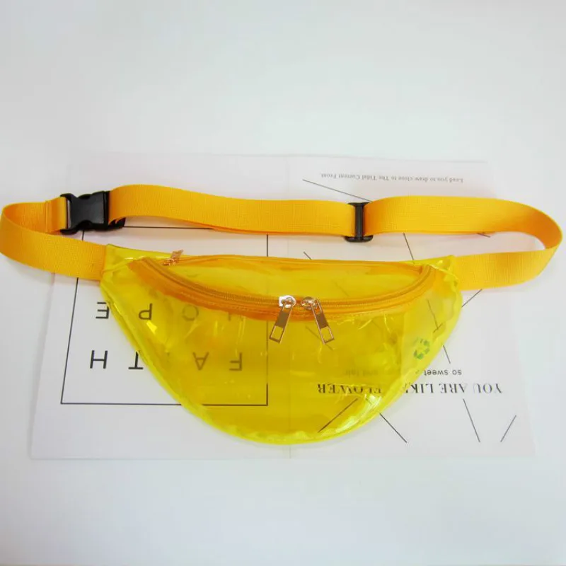 Поясная сумка с голограммой забавная женская многофункциональная прозрачная