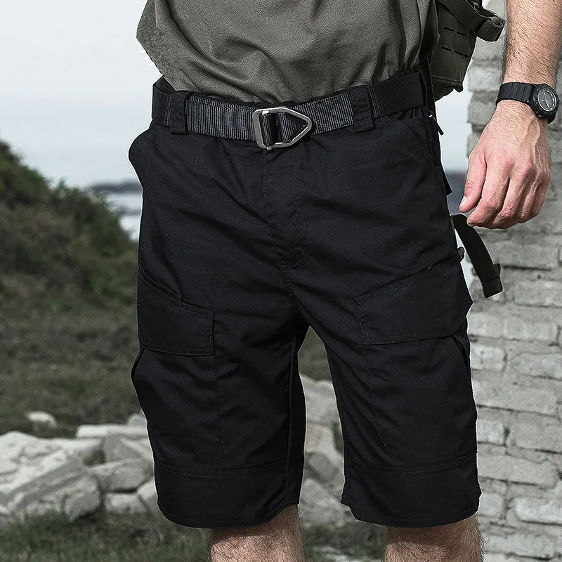 

Men Outdoor Sports Training Military Tactical Shorts Male Summer Hiking Camping Climbing Camouflage Loose Straight Cargo Shorts