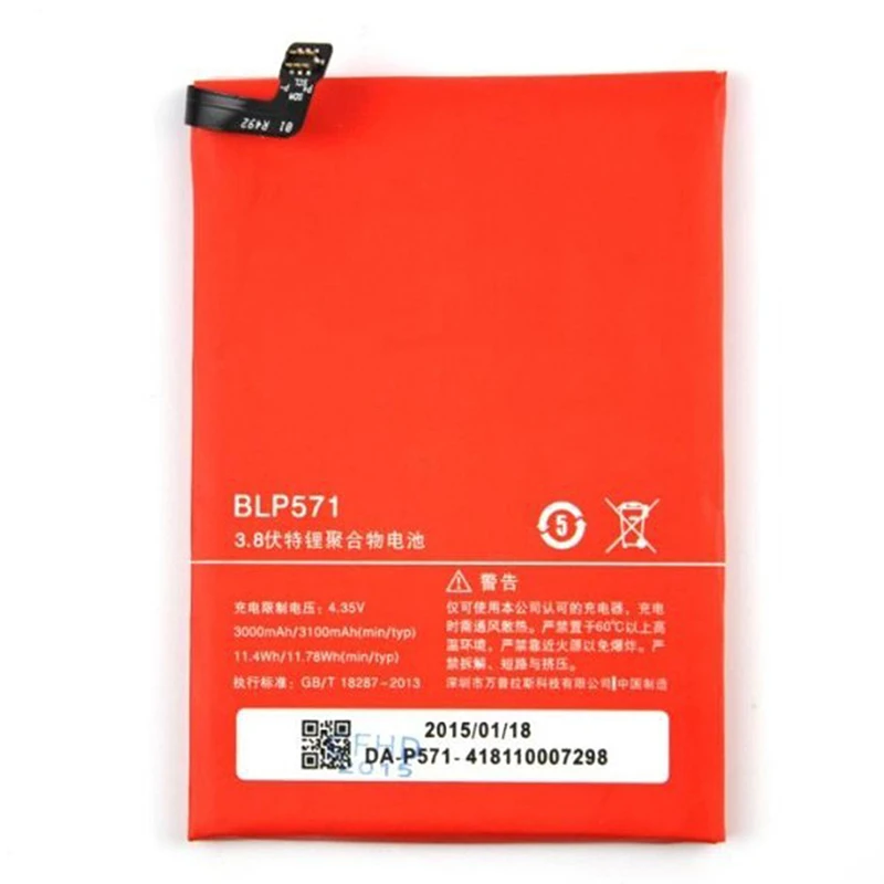 Alesser For OPPO Oneplus One BLP571 New Battery 3100mAh High Capacity Replacement Accumulators | Мобильные телефоны и