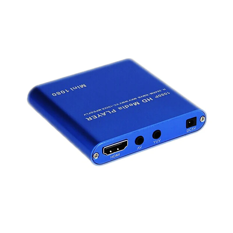 LEORY мини HDD hdmi медиапроигрыватель AV USB хост Full HD с SD карт ридер Поддержка H.264 MKV AVI