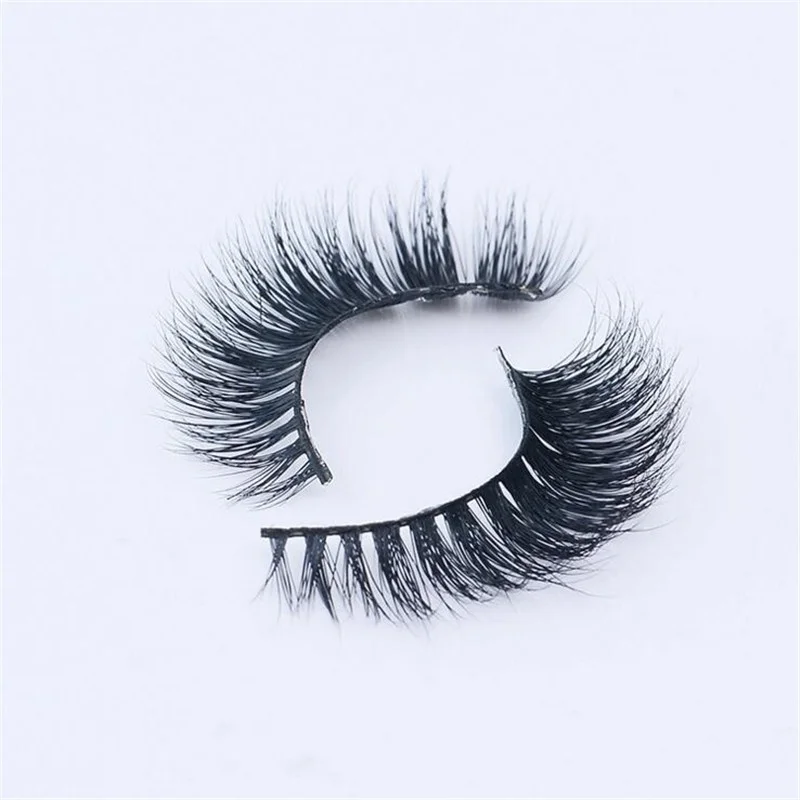 1 Pair 3D Handmade Thick Mink Eyelashes Natural False for Beauty Makeup Fake Eye Lashes Extension|Накладные ресницы| |