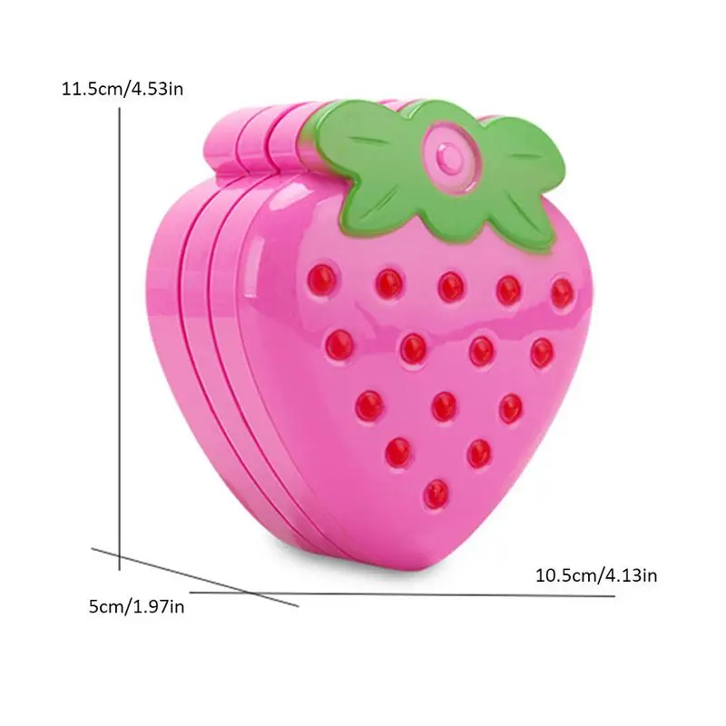 

Four-layer Strawberry Shape Children's Makeup Toy Set Children's Makeup Set Toy Birthday Gift For Girls