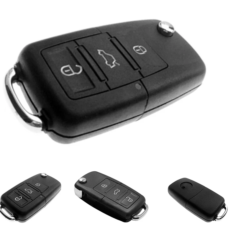 Черный чехол для автомобильного ключа 1 комплект|Ключи-пустышки и замочные