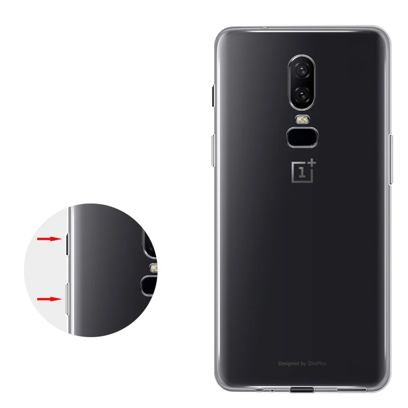 Pushingbest прозрачный ТПУ Мягкая оболочка мобильный чехол для телефона One Plus 3 т