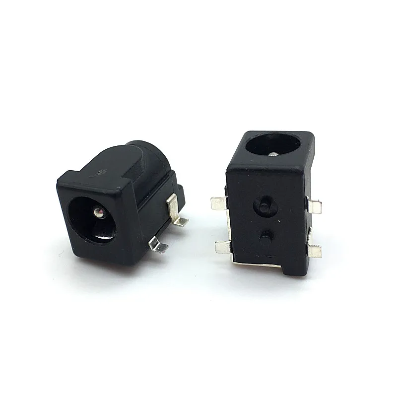 50 шт. SMD DC 005 050 разъем питания DC005 5 5*2 1 мм розетка круглая игла черный цвет
