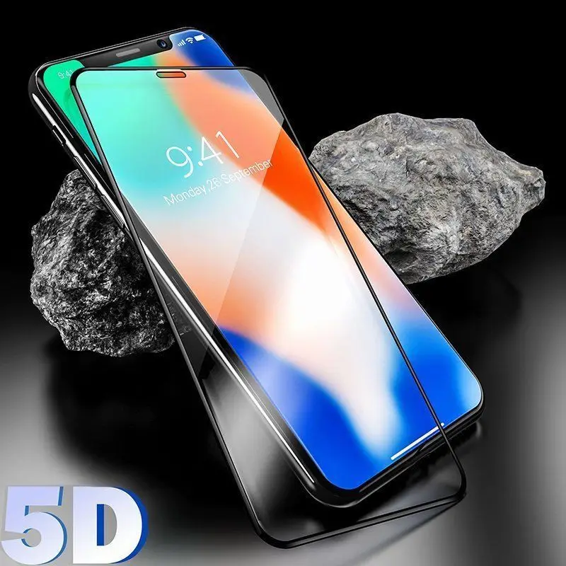 KISSCASE устойчивое к царапинам 5D закаленное стекло для iphone X XS XR MAX HD 9H твердость