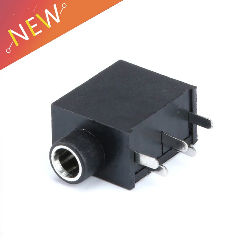 

10 шт., 3,5 мм, гнездовой аудиоразъем, 5 Pin, SMT, SMD, гнездо для наушников, моно-канал, стерео