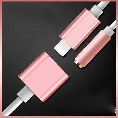 Lism Audio Splitter Adapter Line Charge Hear Song Two-in-one For Iphone7 IPhone Ios 10.2/10.3 Lightning Cable Connector | Электроника