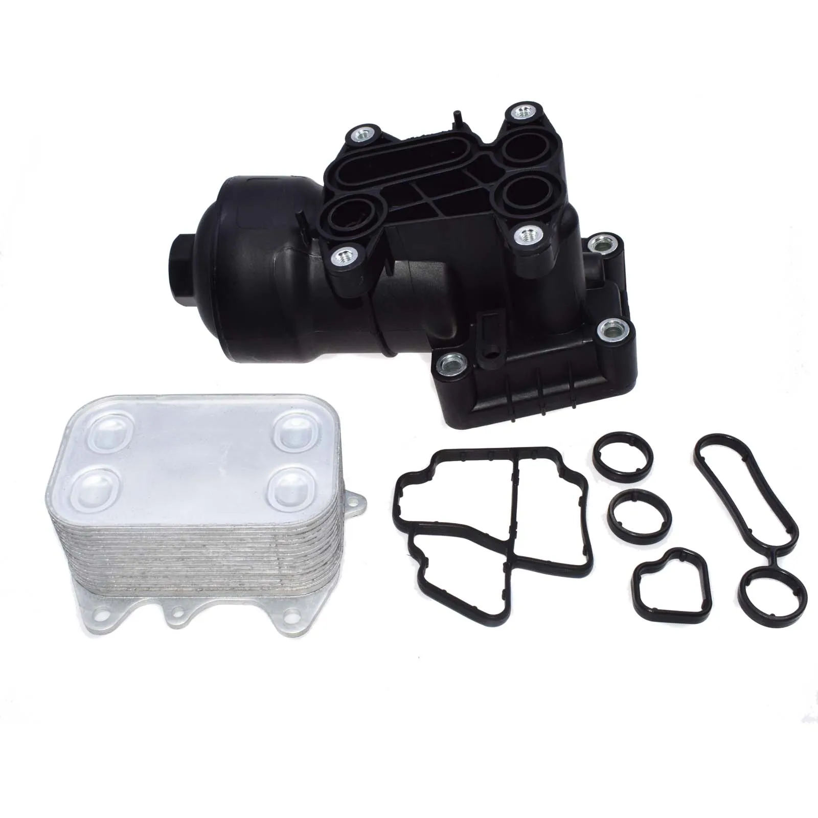 WOLFIGO Новый 03L 115 389 B/C/G/H масляный фильтр в сборе для AUDI A3 A4 VW SEAT SKODA 1 6 2 0 TDI B C|Топливные
