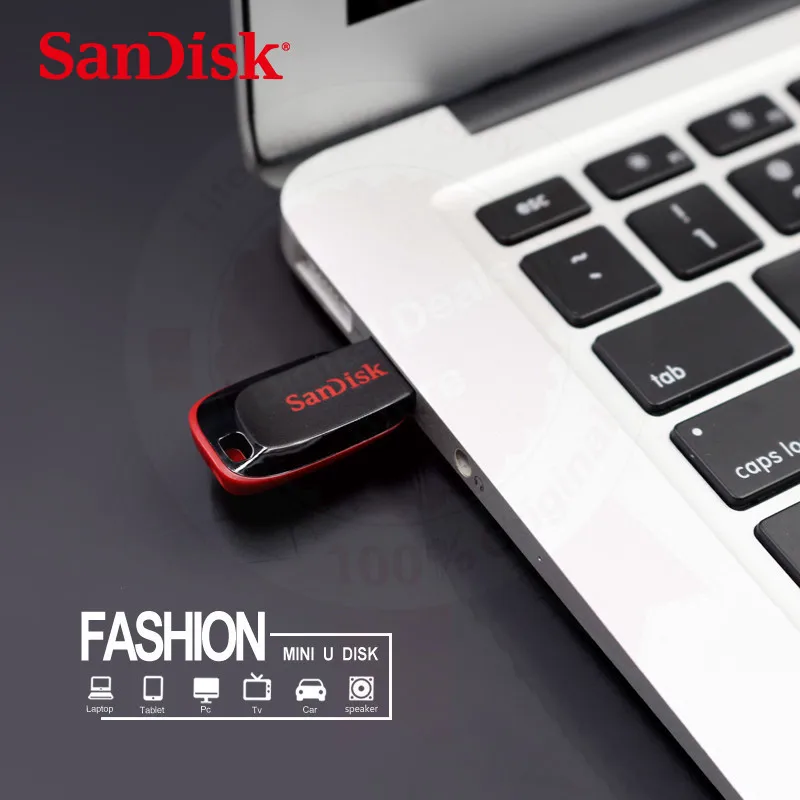 SanDisk USB флеш-накопитель 128 ГБ USB2.0 16 32 64 высокоскоростной | Компьютеры и офис
