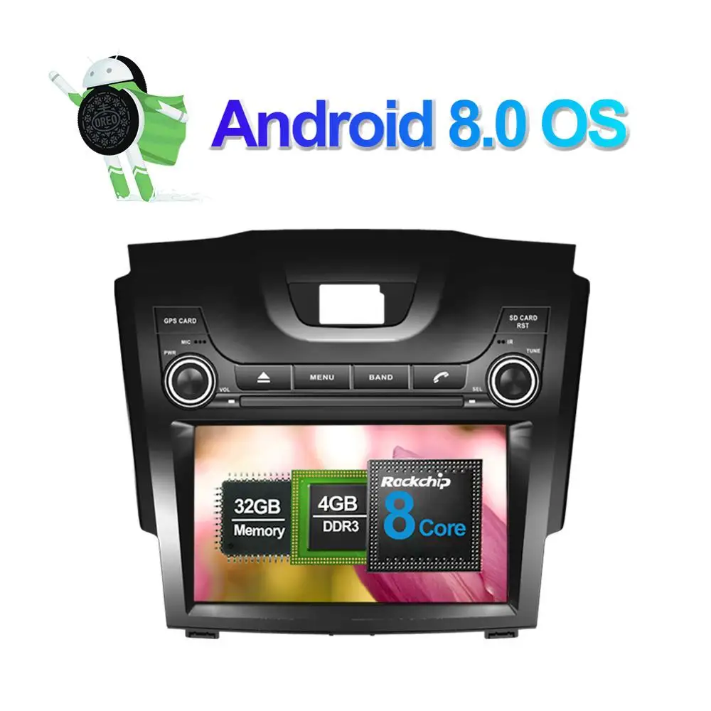 Android 8 0 Восьмиядерный 4 Гб RAM автомобильный CD DVD мультимедийный плеер с Bluetooth для