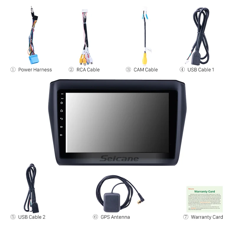 Seicane GPS Navi Stereo 2Din Car Radio Android 8.1 Autoradio 9&quot HD For SUZUKI Swift 2017 2018 2019 Bluetooth Multimedia Player |