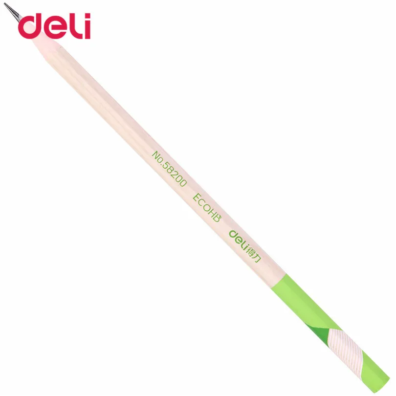 Карандаш Deli 50 шт./упак. из натурального дерева HB практичные школьные и офисные